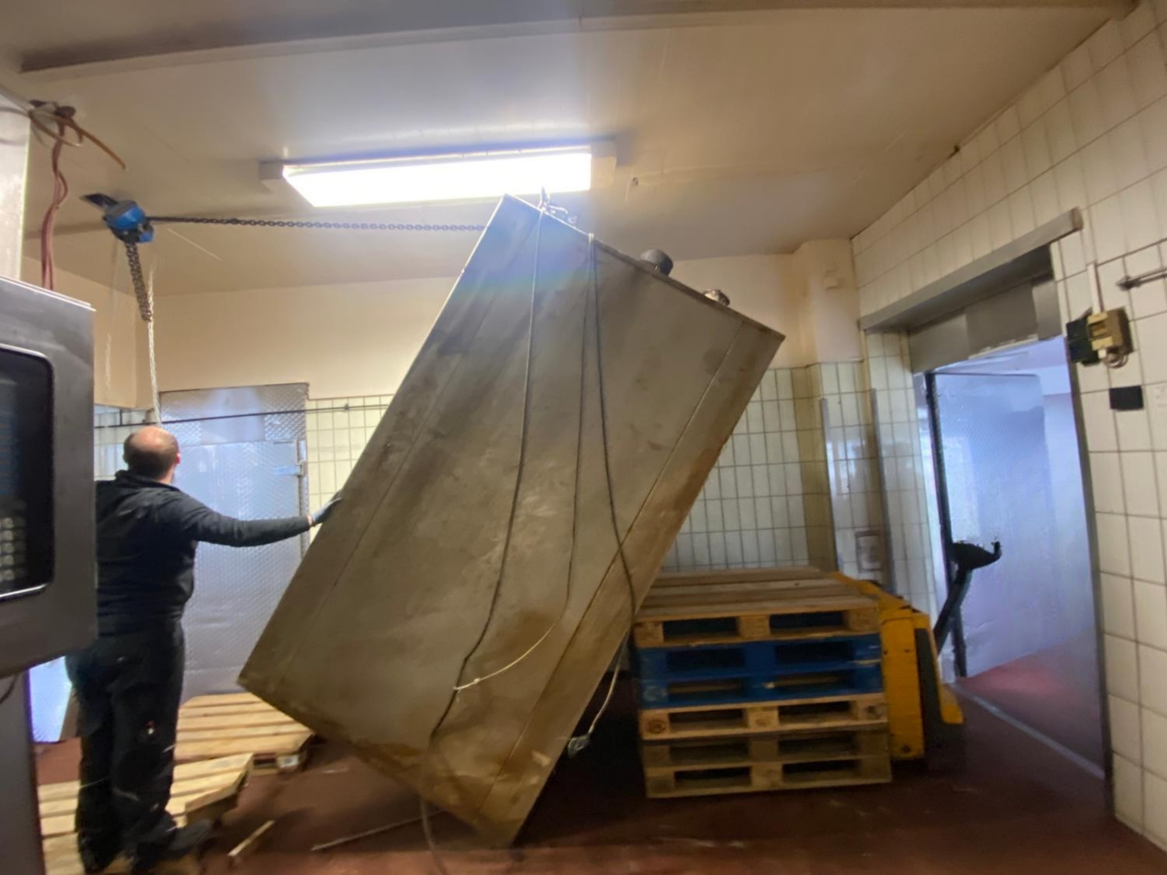 Wartung einer Maschine